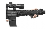 UTG ULTRA SLIM ANGLED FOREGRIP, PICATINNY, MATTE BLACK